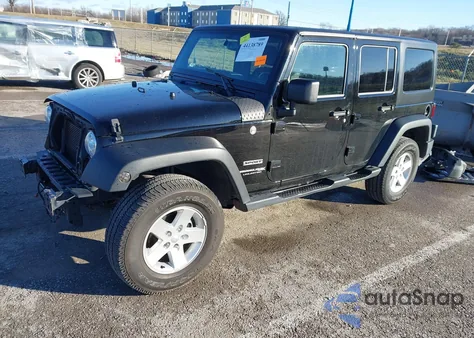 2018 Jeep Wrangler Unlimited Sport z USA, uszkodzony, nr VIN 1C4BJWDG4JL912209